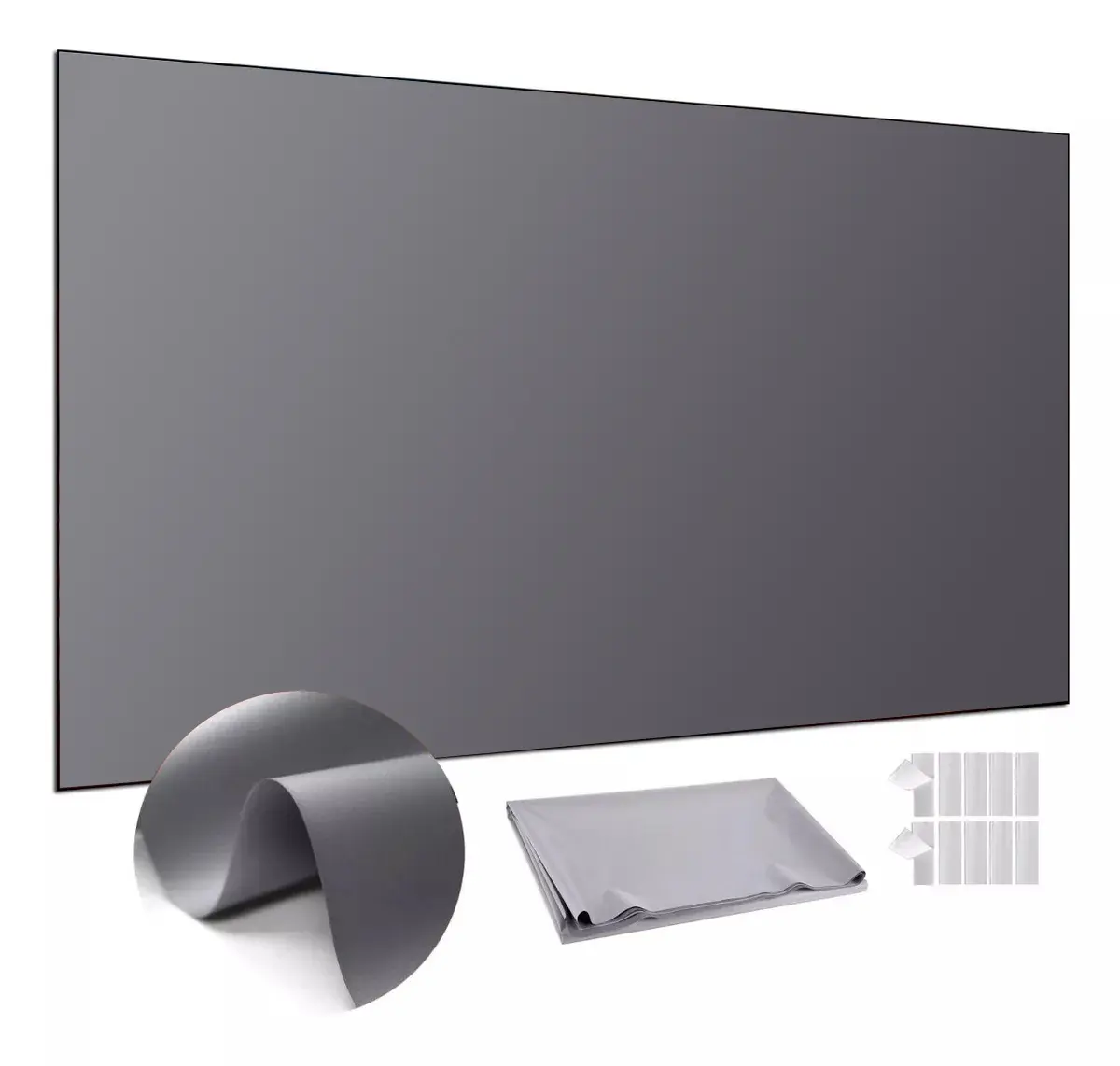 ILEPO 100-Inch 4K UHD Anti-Light Portable Projector Screen