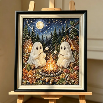 💥 Last Day60% OFF – 👻✨ Halloween Pearl Art DIY Kit – Turn Tiny Pearls into Spooky-Cute Magic
