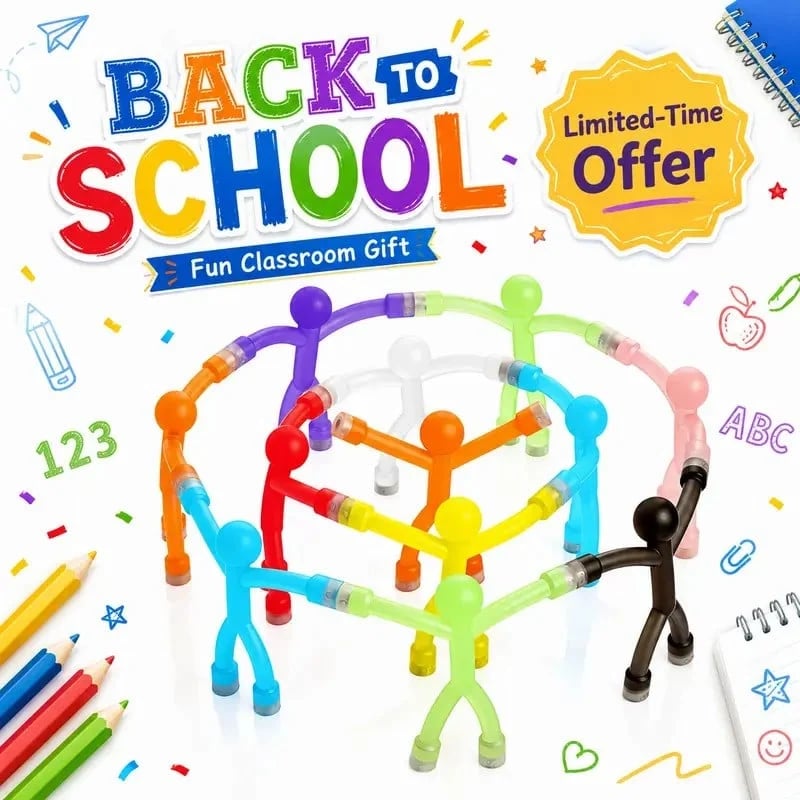 🔥LAST DAY 49% OFF -- ✨Unisex Kids' Magnetic Building Set (Set of 10)