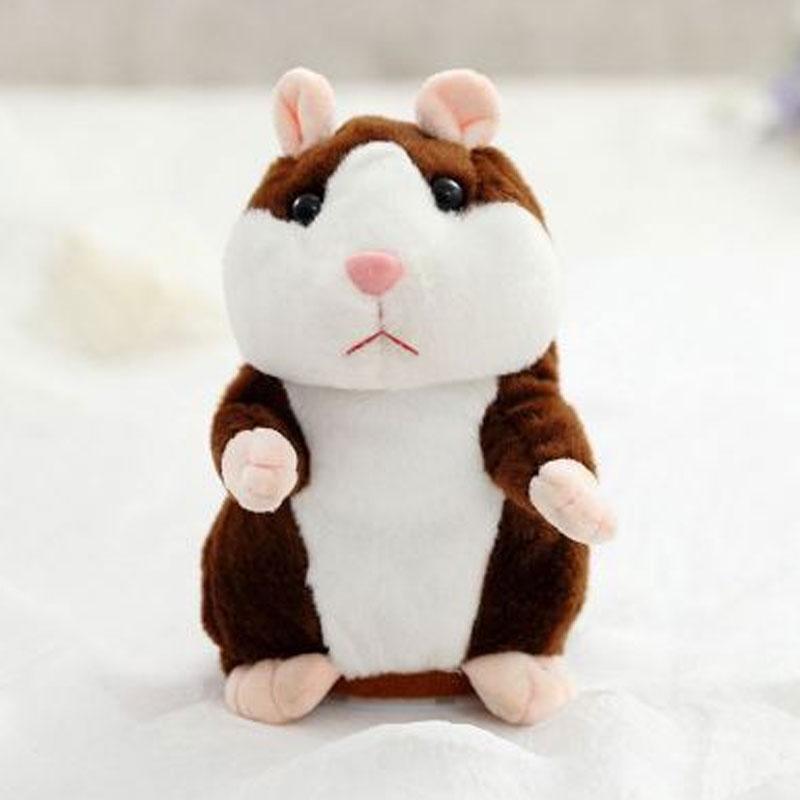 🐹 Last Day Special Price ＄19.99! Free Shipping！✨Talking Hamster Plush – repeats whatever you say, auto head-shaking, hilarious fun for kids & adults.🎁