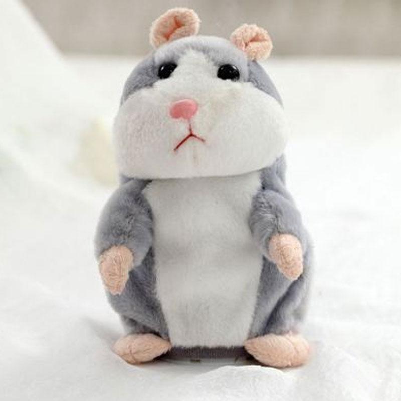 🐹 Last Day Special Price ＄19.99! Free Shipping！✨Talking Hamster Plush – repeats whatever you say, auto head-shaking, hilarious fun for kids & adults.🎁