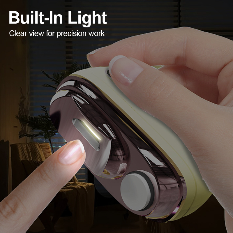 2-in-1 Electric Nail Clipper with Filing Function – Safe & Gentle for Babies and Adults👶👵