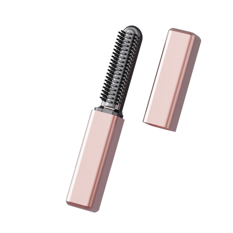 ✨ Compact Wireless Hot Comb – Handy Bang Styling Companion!