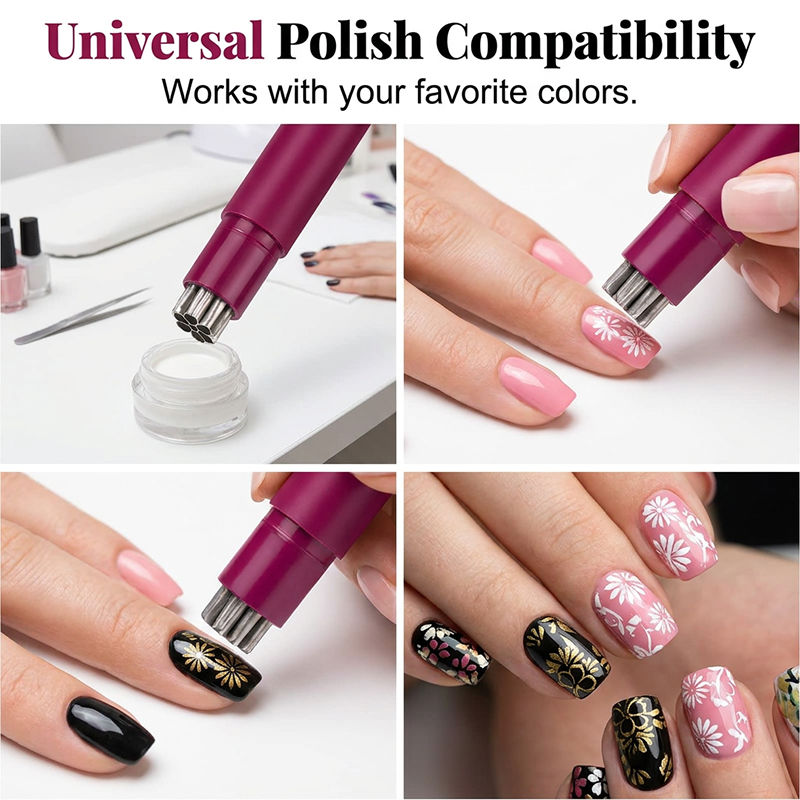📢📢40% OFF !! ⏰Professional Nail Art Stamping Tool Kit
