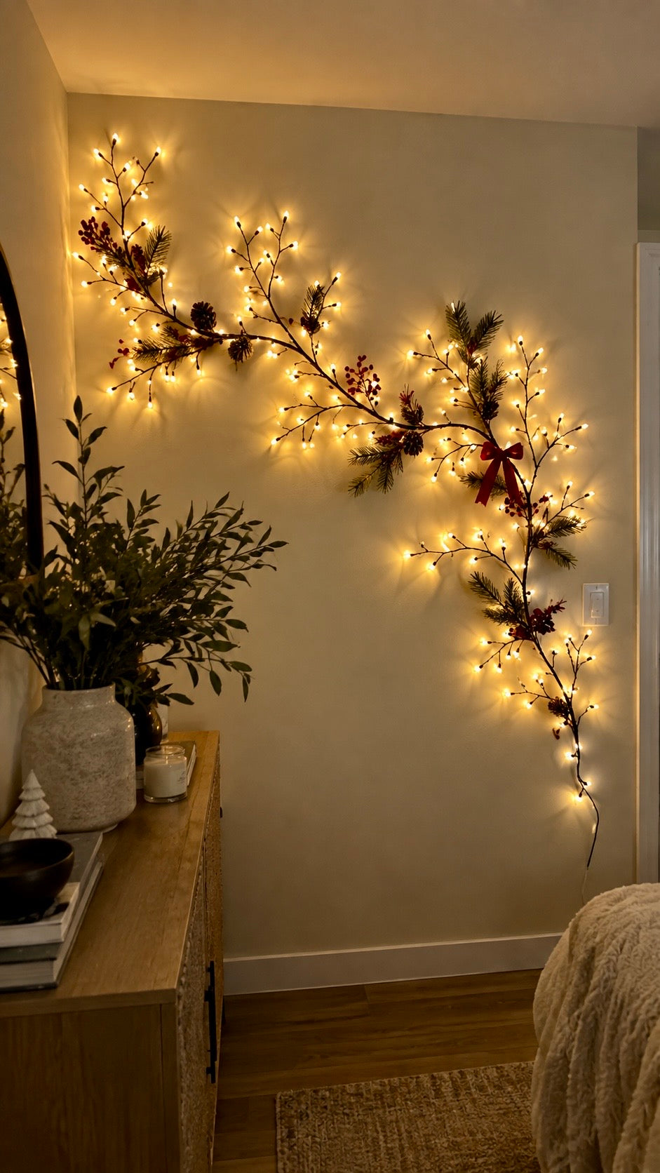 GlowVine wall setup