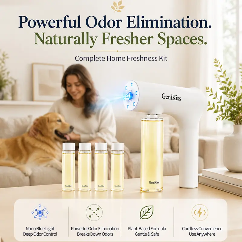 GeniKiss Nano Blue Light Probiotic Deodorizer Spray