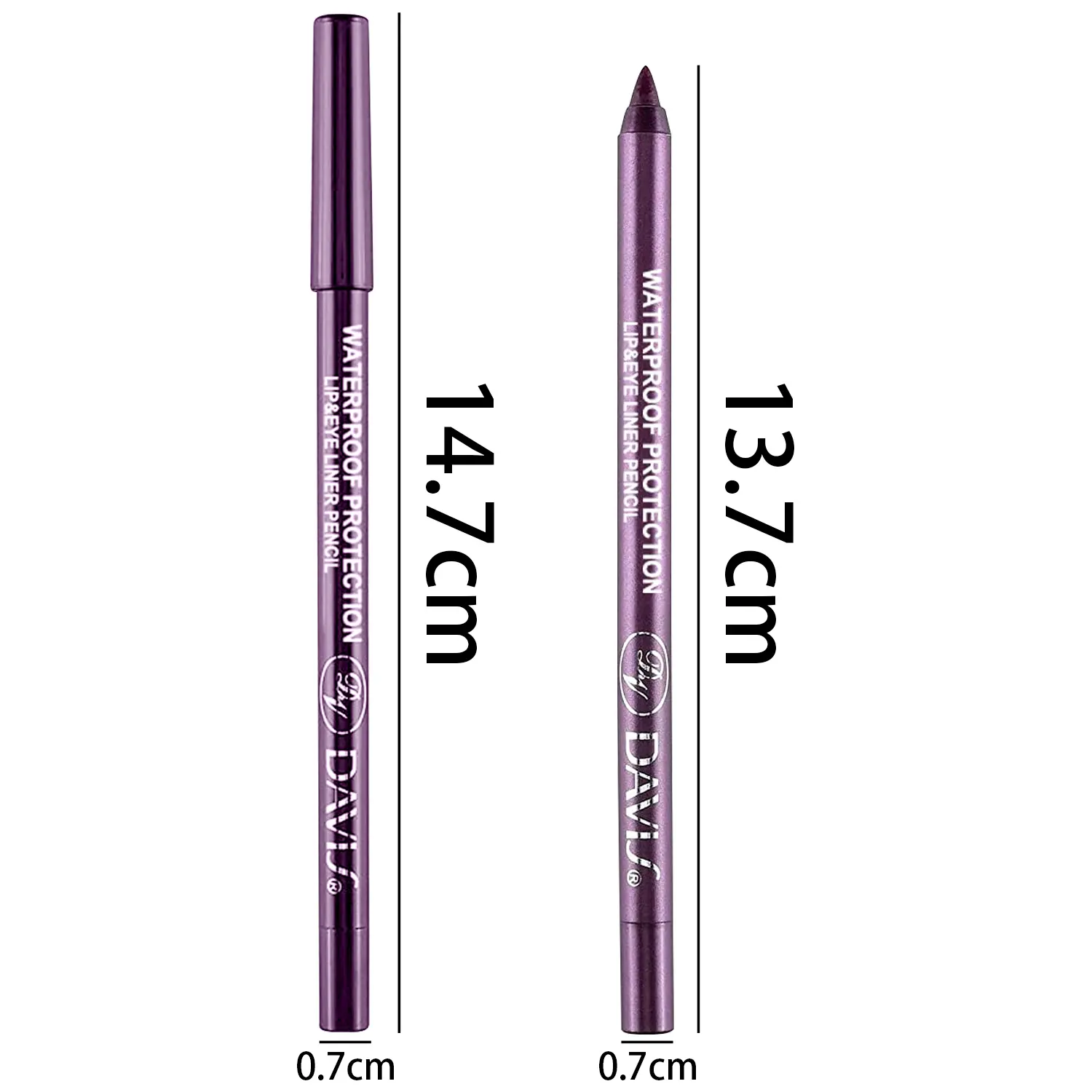 Matte & Metallic Glitter Eyeliner Set - 15 Colors