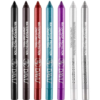 Matte & Metallic Glitter Eyeliner Set - 15 Colors