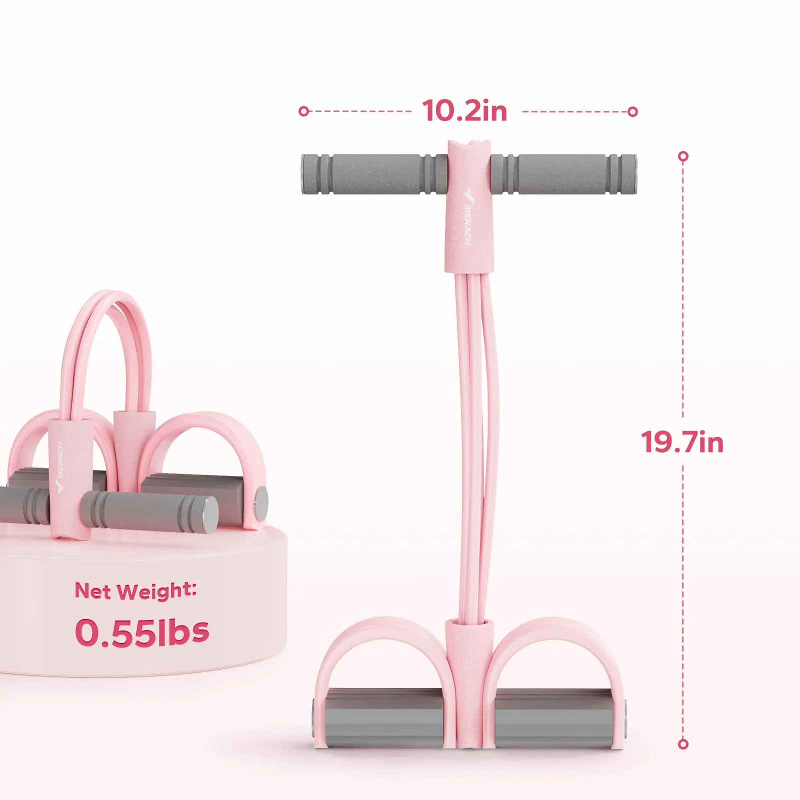 Merach Multifunction Pedal Resistance Band for Home Gym