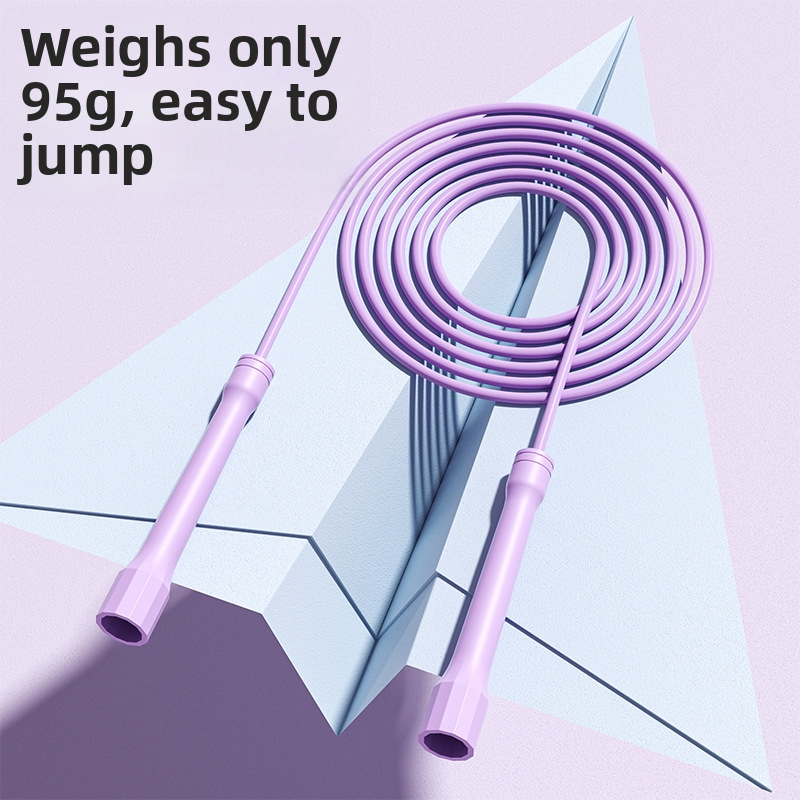 5mm PVC Jump Ropes for Fitness - Indoor/Outdoor Adjustable Boxing Jump Rope with Unbreakable Handles & Ultra-Durable Non-Kinking PVC - Skipping Rope for Men & Women