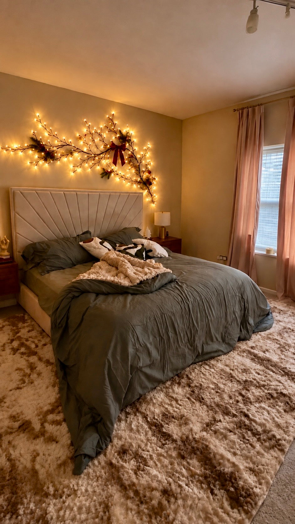 GlowVine bedroom Christmas display
