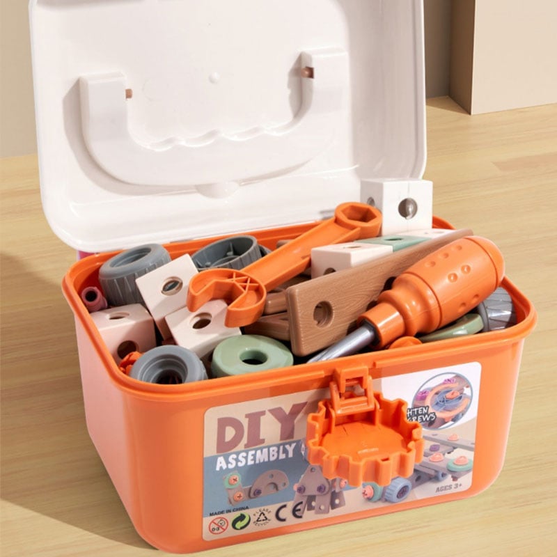 Kids' Electric Drill Screw Building Set