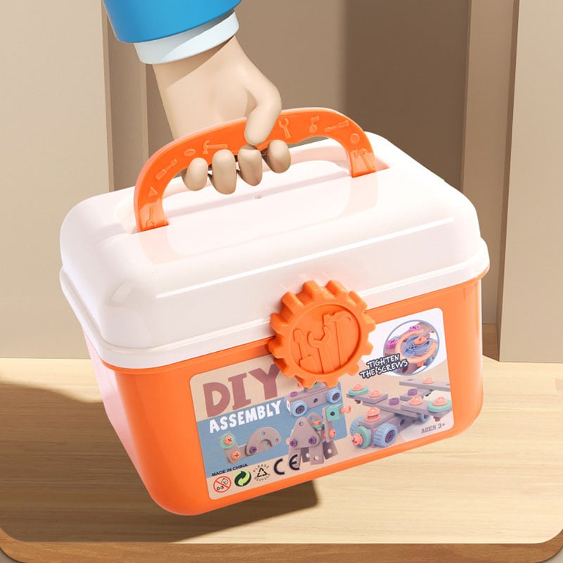 Kids' Electric Drill Screw Building Set