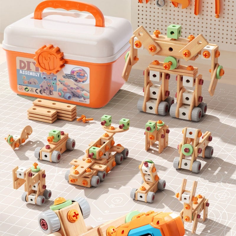 Kids' Electric Drill Screw Building Set