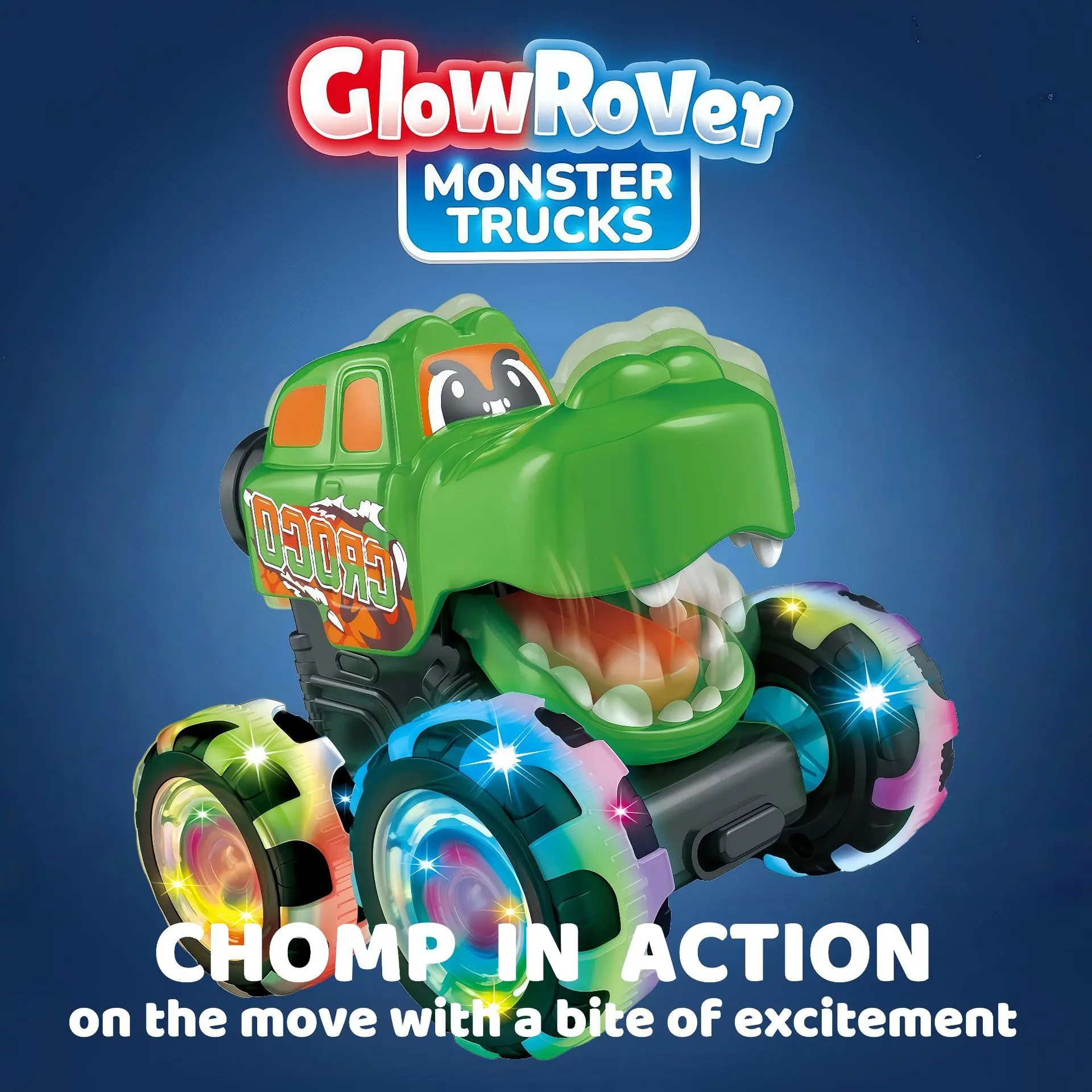 Glowing Monster Big Foot Toy Car
