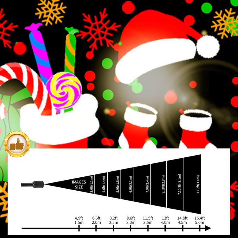 Christmas & Holiday Projector Light