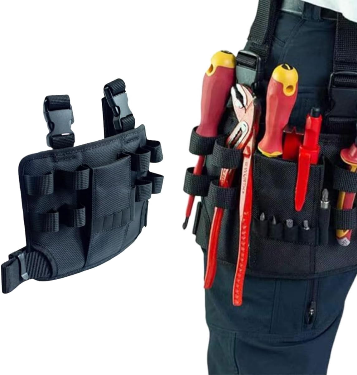 Holster z 2.0 Tool Pouch,Holster Loop Belt Tool Pouch,Electrician Tool Pouch,Repair Tool Bag Around Your Leg for Automotive,Craftsman,Carpenter,Construction