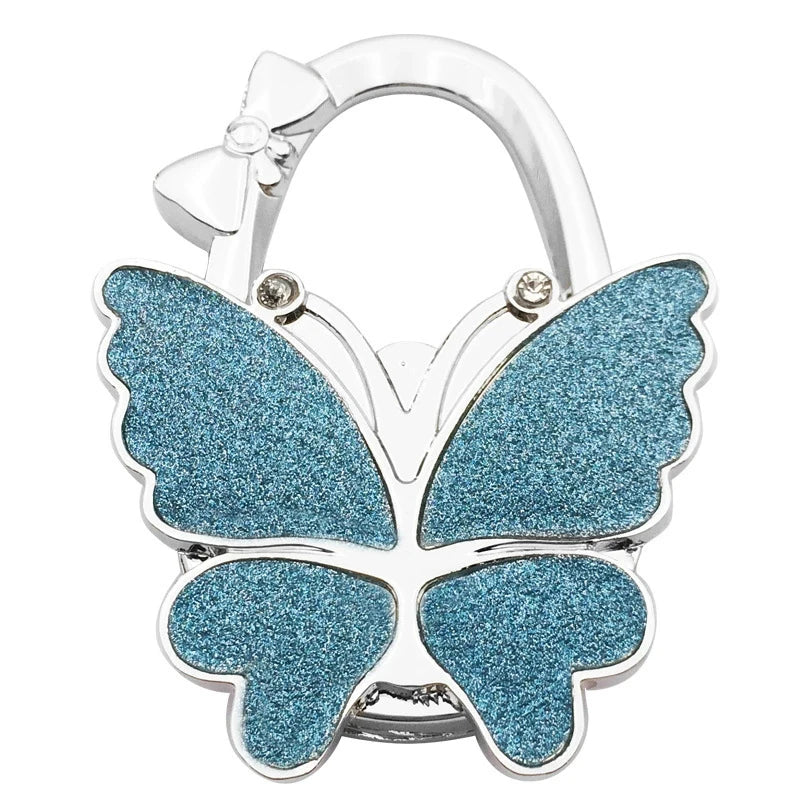 Butterfly Purse Hook Foldable Handbag Table Hanger for Women