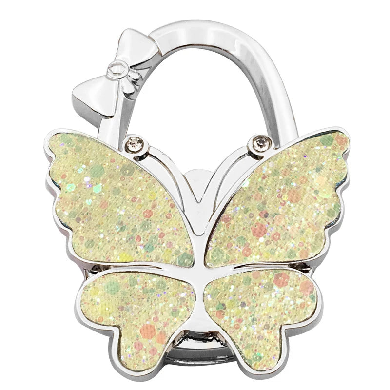 Butterfly Purse Hook Foldable Handbag Table Hanger for Women