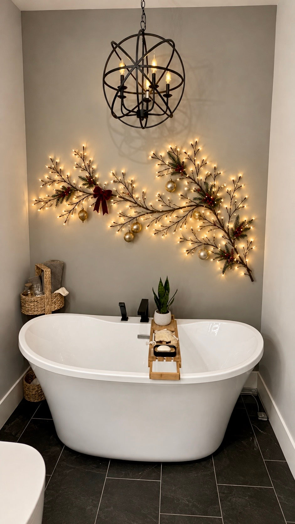 GlowVine decorative wall setup