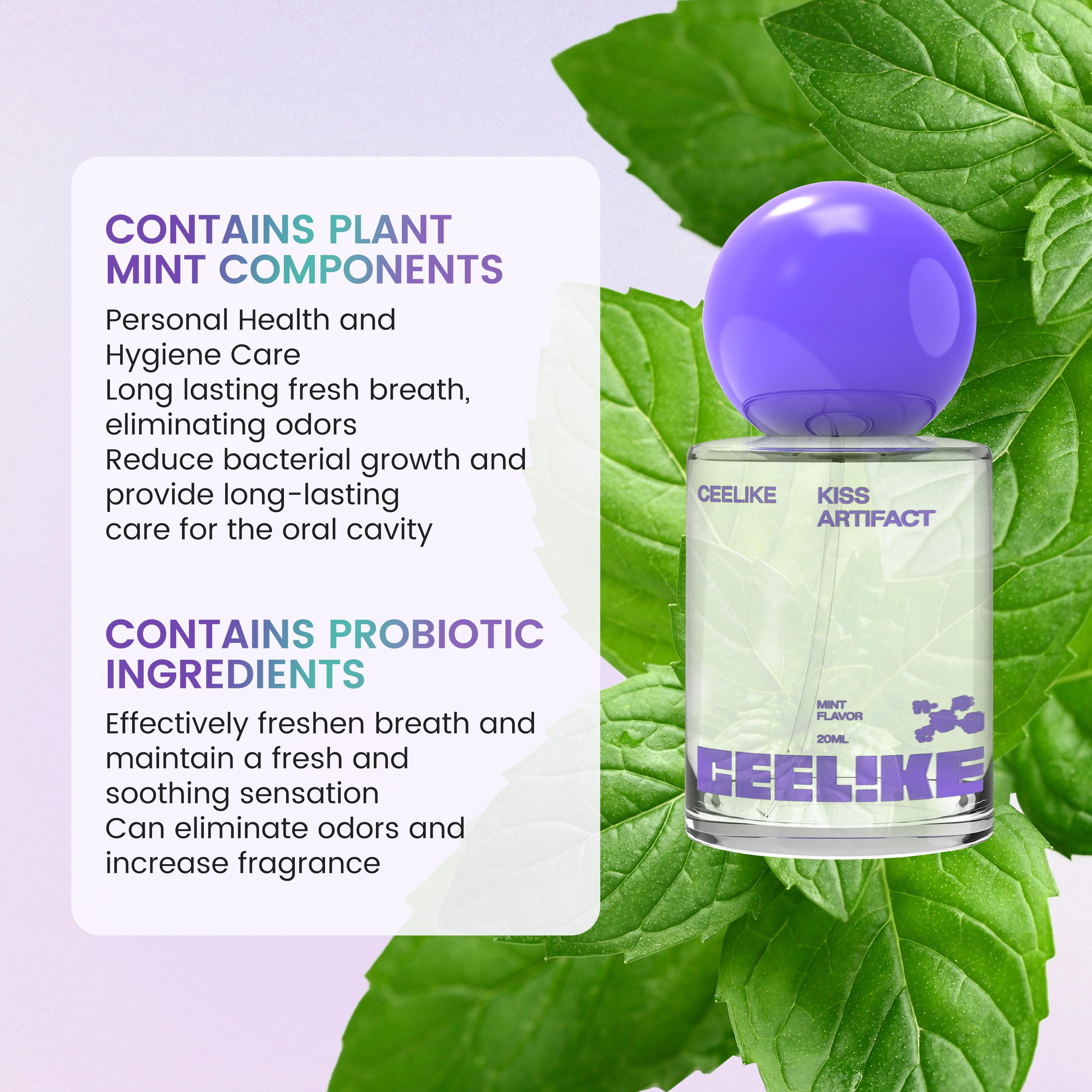 CEELIKE Probiotic Oral Spray 20ml - Fresh Breath & Oral Care, Sugar-Free, Portable, Long-Lasting Freshness #TikTokShopBlackFriday