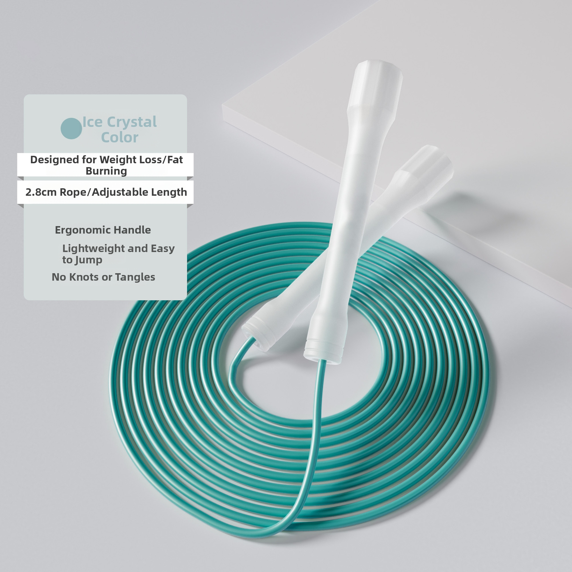 5mm PVC Jump Ropes for Fitness - Indoor/Outdoor Adjustable Boxing Jump Rope with Unbreakable Handles & Ultra-Durable Non-Kinking PVC - Skipping Rope for Men & Women