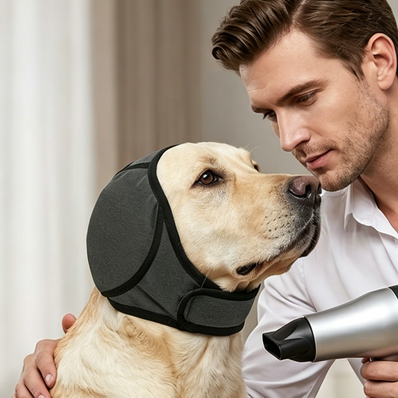 Zomerfresh 50% Discount!Dog Ear Cover for Anxiety, Fireworks & Water – Sound-Dampening Neoprene Protection