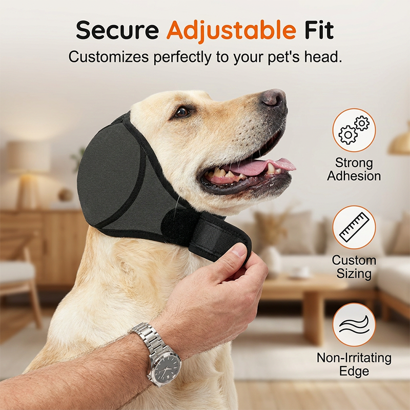Zomerfresh 50% Discount!Dog Ear Cover for Anxiety, Fireworks & Water – Sound-Dampening Neoprene Protection