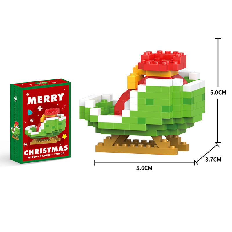 Mini Christmas Building Blocks Set