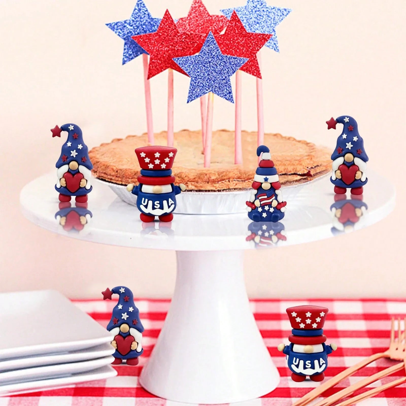 250th Anniversary Patriotic gnome figurine, July 4th gift