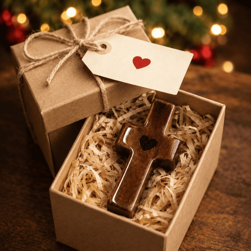 Solid Wood Handholding Cross Gifts
