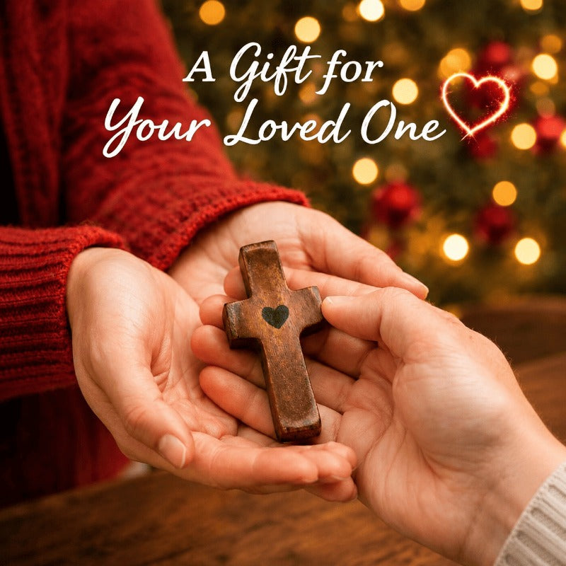 Solid Wood Handholding Cross Gifts