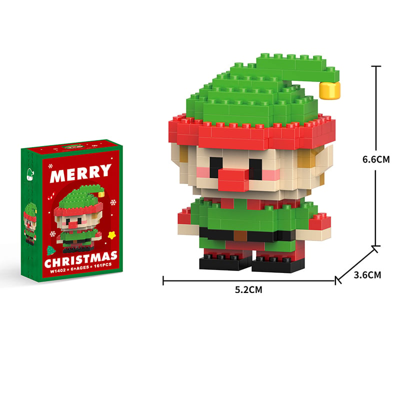 Mini Christmas Building Blocks Set