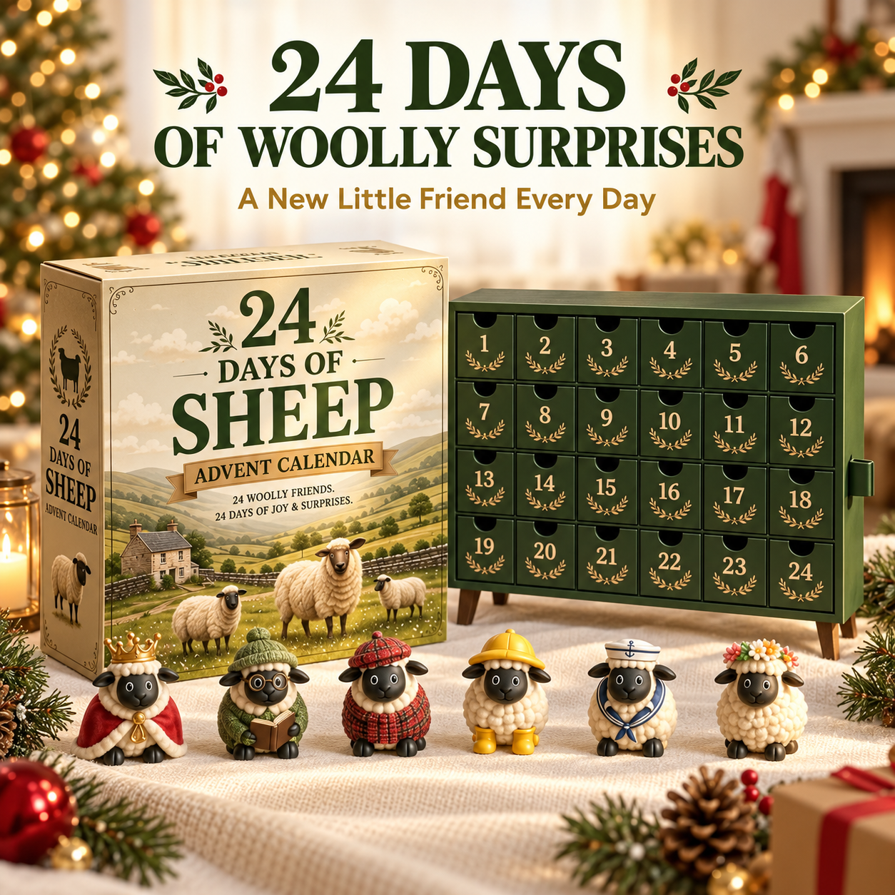 🎄🔥【CHRISTMAS HOT SALE 49% OFF】🐑2026 Days of Sheep Blind Box Christmas gifts