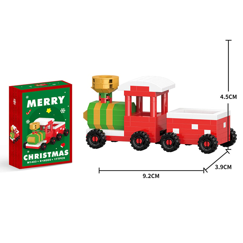Mini Christmas Building Blocks Set