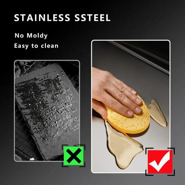 Stainless Steel Chopping Board, Non-slip Kitchen Chopping Board, Kitchen Cutting Board, Kitchen Accessories, Household Kitchen Gadgets #Summervibes