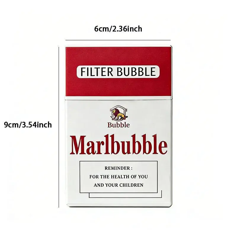 SummerVibes Bubble Cigarette Stress Relief Toy Fake Cigarette Mini Bubble Blower Bubble Sticks Relaxation Birthday Christmas Party Gift for Men Women