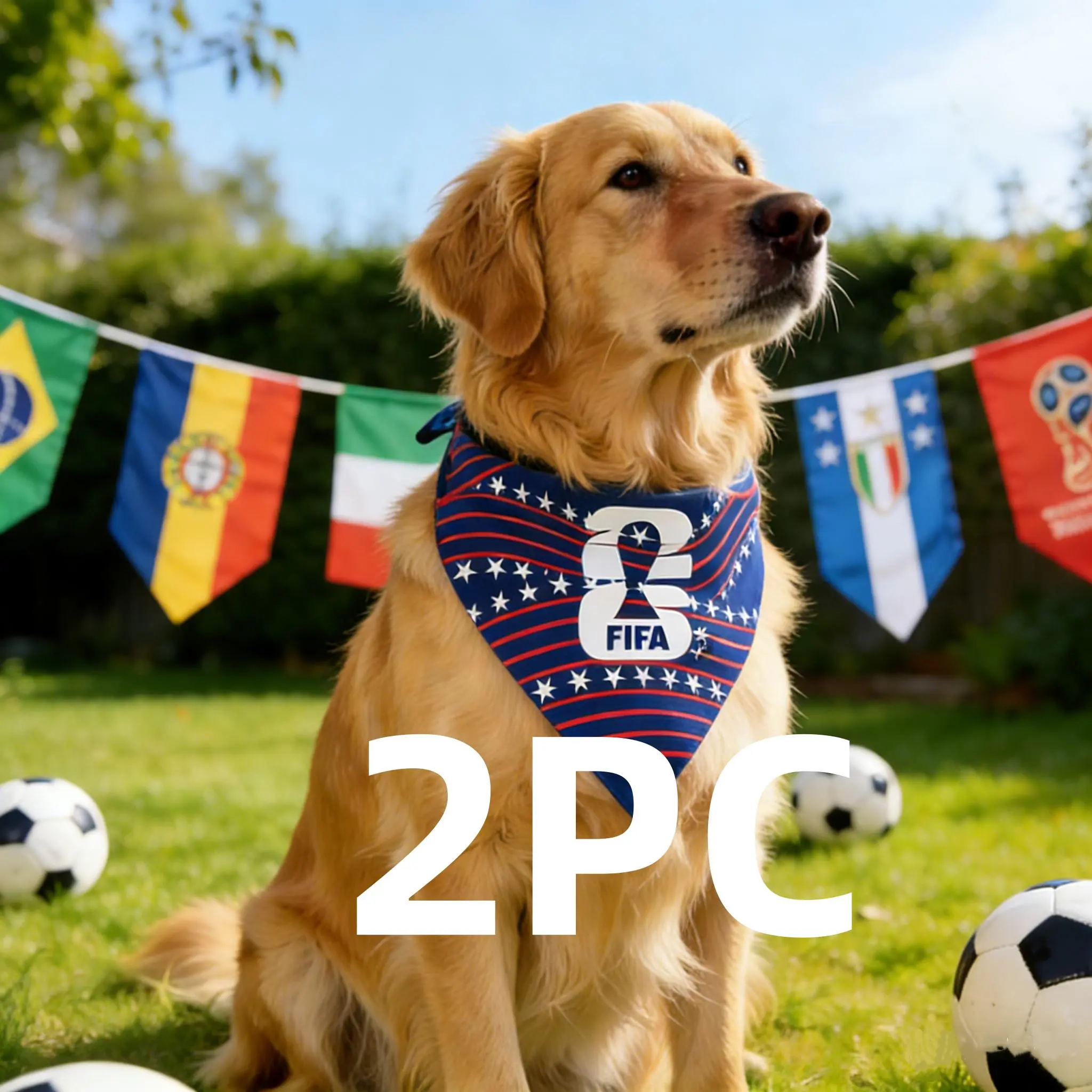 FIFA World Cup Official 2026 Licensed Luxury Pet Clothes Dog Jerseys  Cat T-shirt Comfortable Dog Apparel T Shirt Support USA/Mexico/Argentina/Brazil