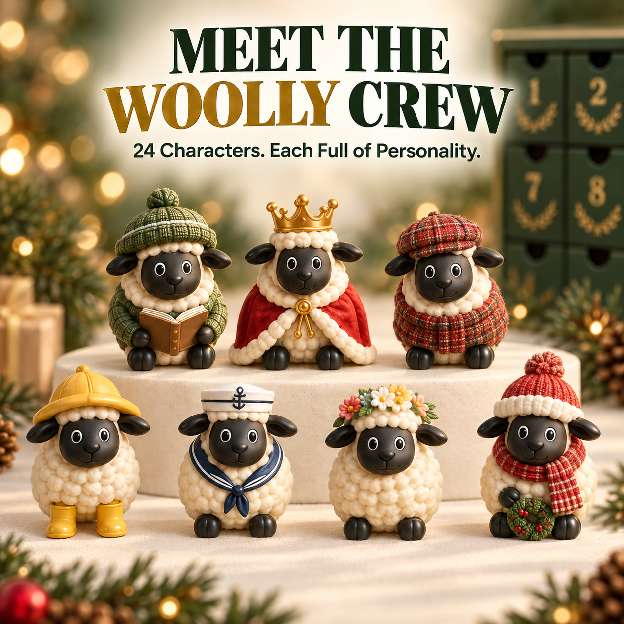 🎄🔥【CHRISTMAS HOT SALE 49% OFF】🐑2026 Days of Sheep Blind Box Christmas gifts
