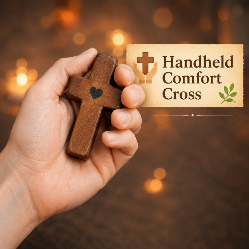 Solid Wood Handholding Cross Gifts
