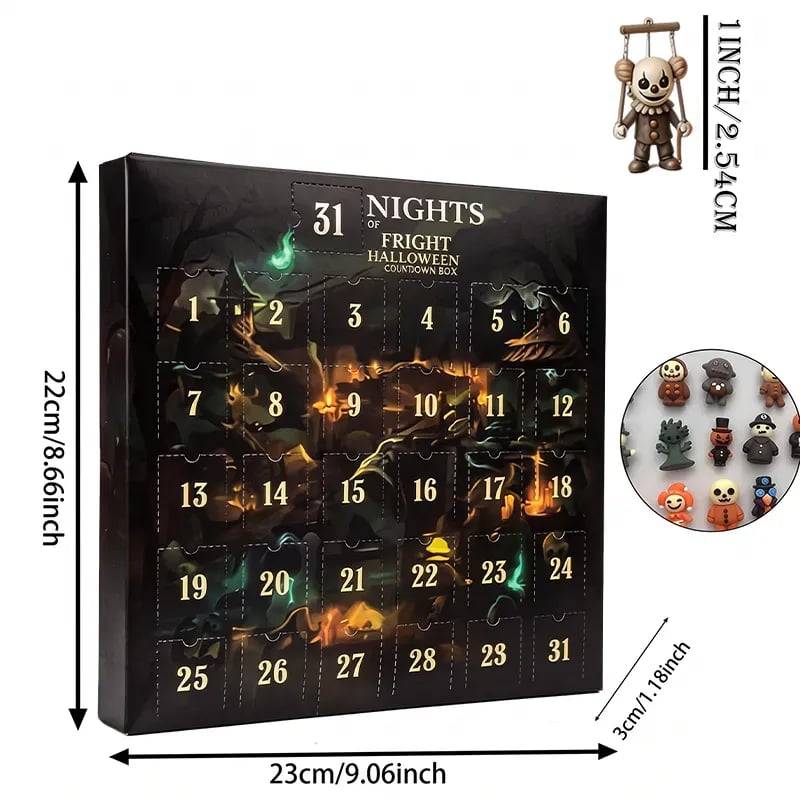 Halloween countdown calendar gift
