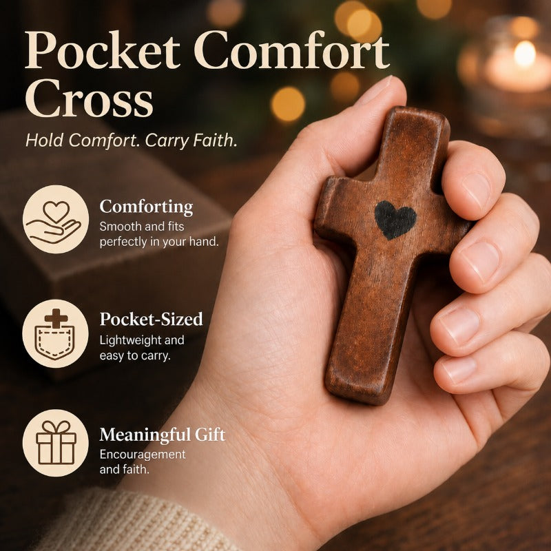 Solid Wood Handholding Cross Gifts