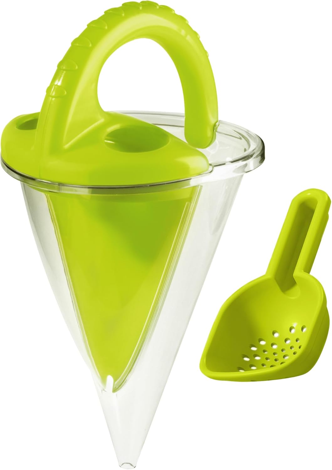 Spilling Funnel XXL with Sifting Shovel - Ultimate Sand & Water Mixing STEM Learning Activity, Kids Beach Toys & Kids Outdoor Toys for 3+