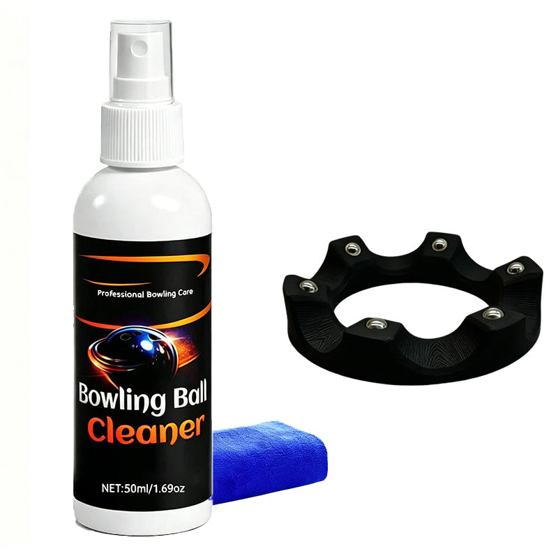 🥳2026 HOT SALE🥳💞50K+ SOLD!🎳✨Stop throwing gutter balls caused by oily residue! Pro-Grade Bowling Ball Cleaner . Includes premium towel. Keeps your ball performing like new! 