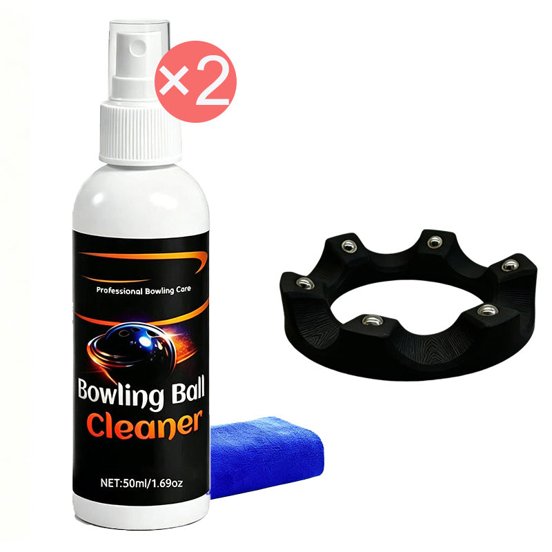 🥳2026 HOT SALE🥳💞50K+ SOLD!🎳✨Stop throwing gutter balls caused by oily residue! Pro-Grade Bowling Ball Cleaner . Includes premium towel. Keeps your ball performing like new! 