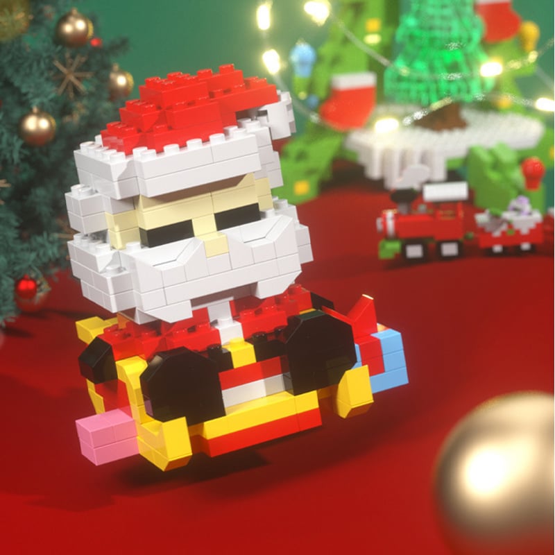 Mini Christmas Building Blocks Set