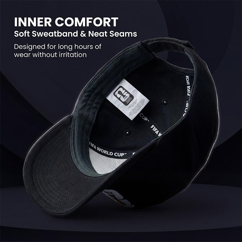 FIFA Commemorative Edition 2026 World Cup Trophy Silhouette Hat in White Green Black Collectible Fan Gear, Baseball Cap,victory cap,casual team cap
