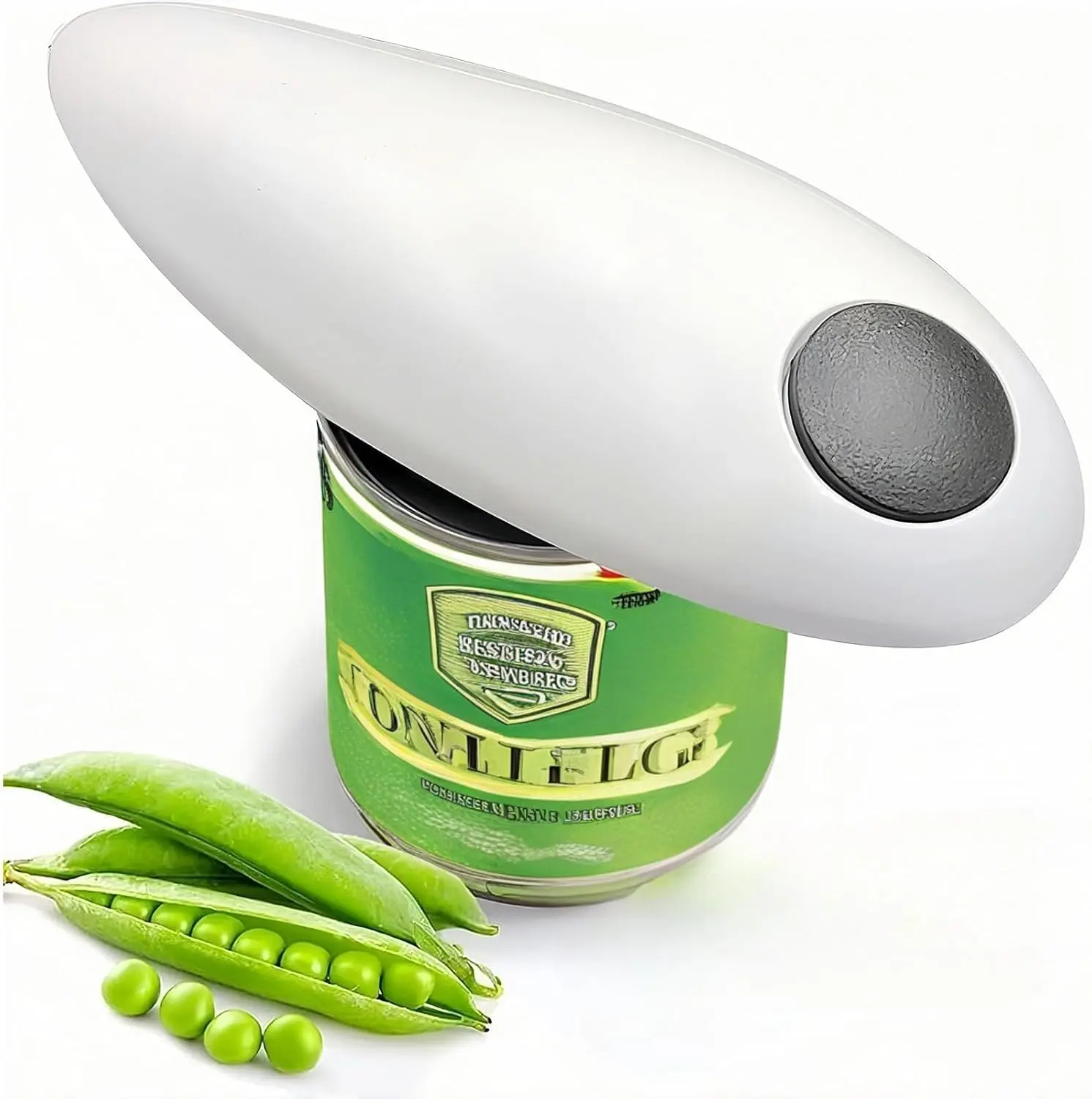 Electric Can Opener, One-Touch Automatic Can Opener Achieves smooth, safe, and rapid can opening along the edge Compatible with nearly all canned goods Hands-free operation Ideal gift, kitchen essential for elderly arthritis sufferers