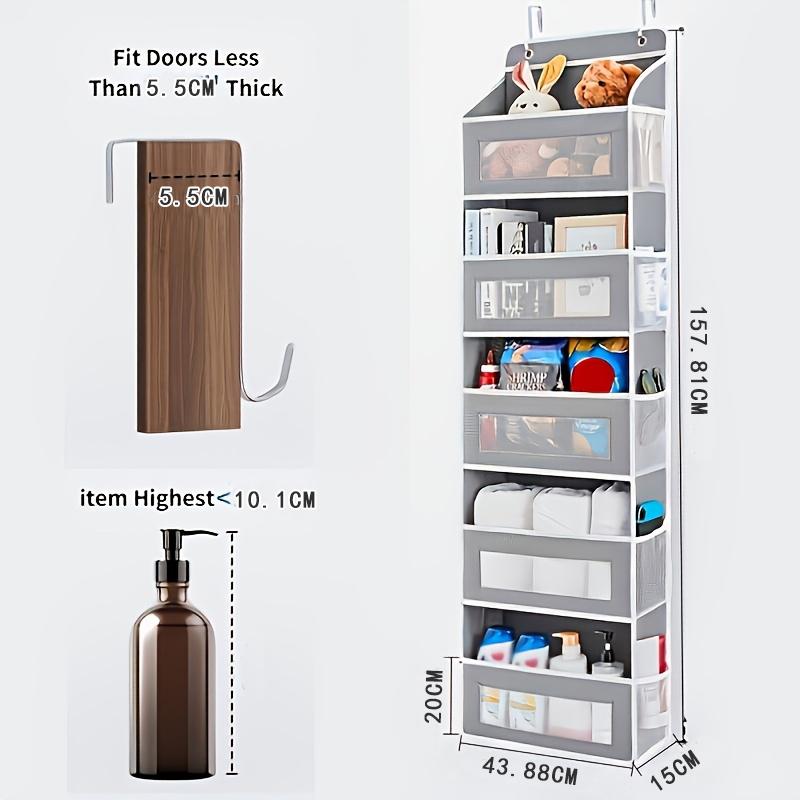5-Tier Fabric Organizer, Behind-Wardrobe-Door Hanging Bag for Underwear & Socks Categorization, Home Room Storage Solution That Meets Needs, Meets Storage Needs