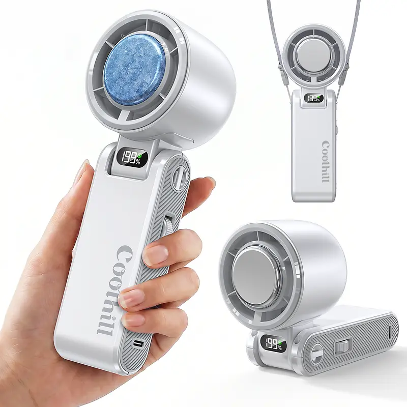 CoolHill Portable Handheld High Speed Fan - 199 Speeds